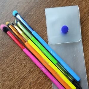🌞 5 For $25 New Lavish Multicolor Eye Makeup Brush Set - Bright Rainbow Colors